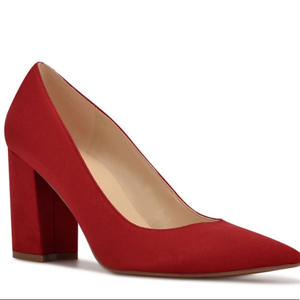 Nine West Cecilee2 medium red pumps
